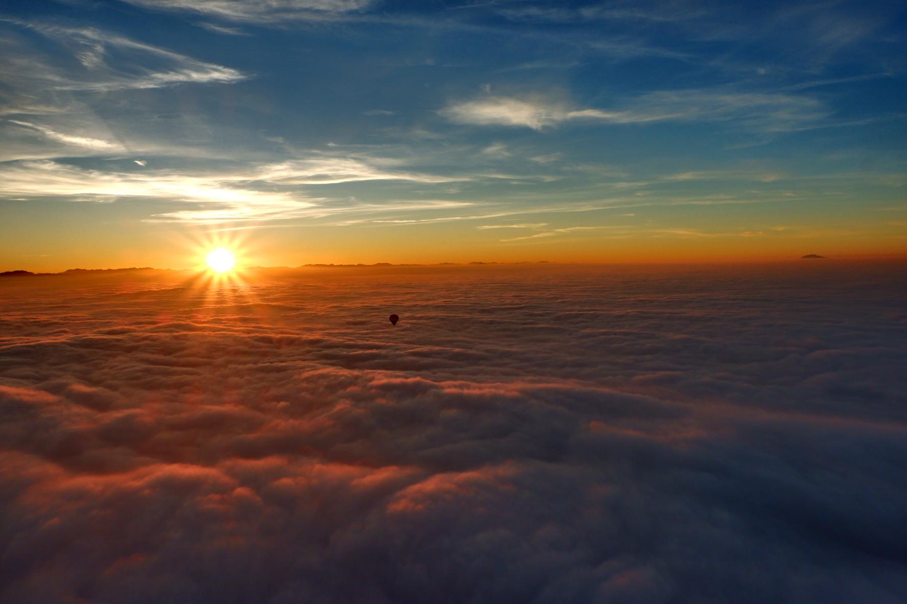 Image de coucher de soleil du site Festive Horizon